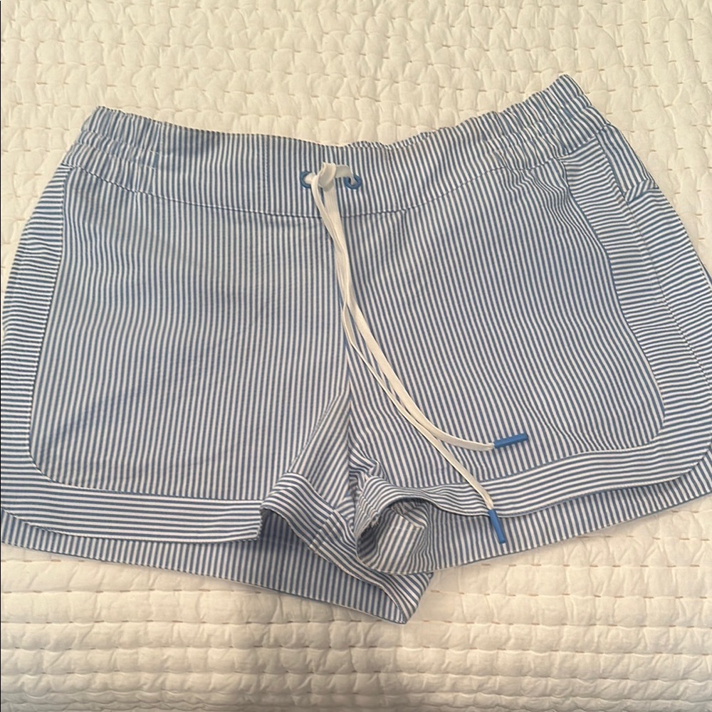 Vineyard Vines Blue and White Athletic Shorts